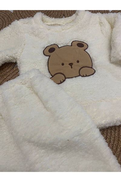 Limoon Plush Fleece Baby Teddy Bear Tracksuit Set