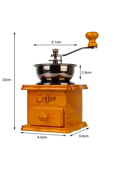 rk tasarım Wooden Coffee Grinder