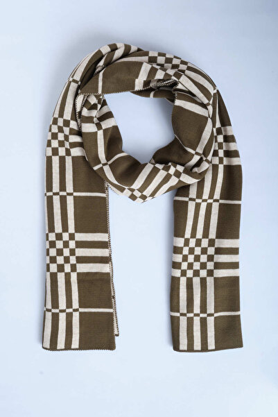 Sebir Moda Πλεκτό κασκόλ με καρό