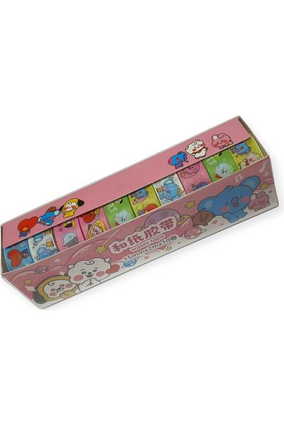 Polin 15mm X 2m Figured Patterned Tape Set 10 Pieces