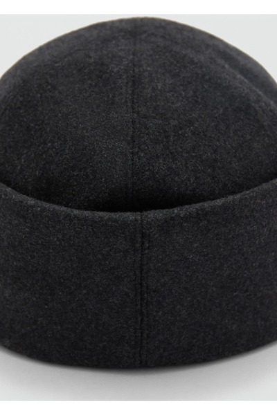 MANGO Woman Manşetli yün bere