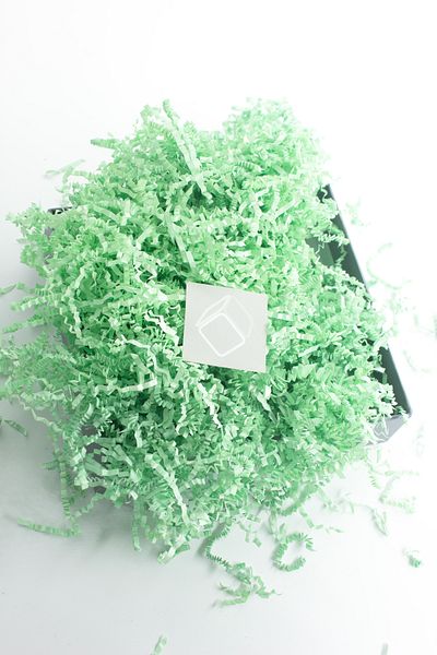 carton box Water Green Zigzag Packaging Paper - 50 Gr.