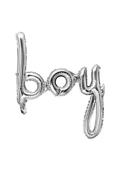 Orca Metalik Gümüş boy balon cinsiyet partisi balonu