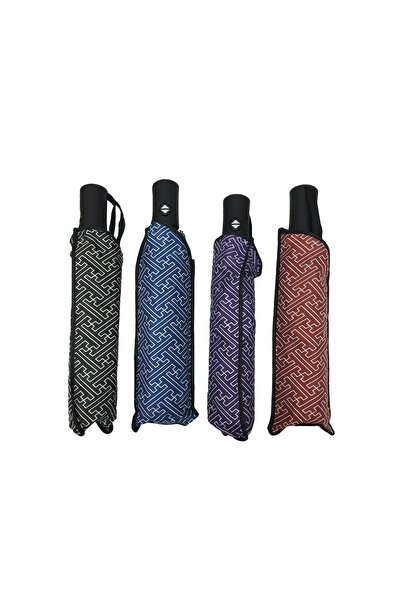 Janva Tam Otomatik Şemsiye 8 Telli Rüzgarda Kırılmayan Çanta Boy Şemsiye Yeni...