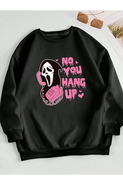 Moda Glo Γραπτό φούτερ Unisex No You Hang Up