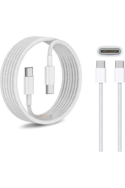 WANNA PROTECT 35W Type-c to USB-c Kablo Iphone 15 Iphone 16- Serisi Uyumlu Hızlı Şarj Aleti Adaptör Kablo Set
