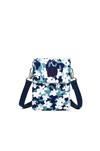 SMART BAGS Küçük Telefonluk Kadın Çantası Krinkıl Kumaş 3173