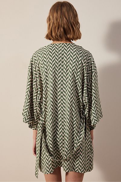 Penti Mehrfarbiger Bambus-Kimono