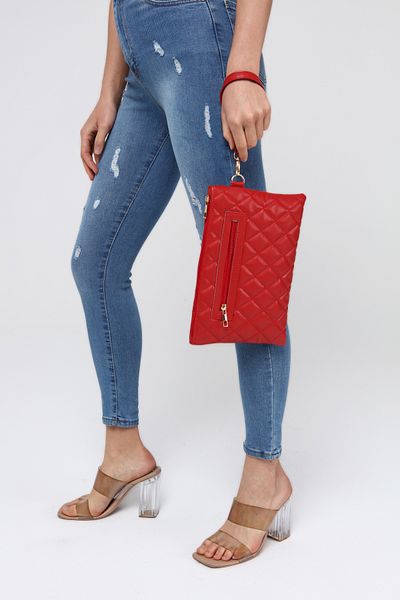 My free bag Quilted Pattern Clutch, Hand and Wrist Bag