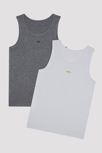 Penti Boy's Cool Sport Written Thermal 2-Piece Undershirt