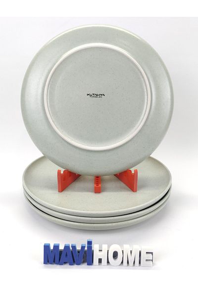 Kütahya Porselen Moderna Series - 27 cm Serving Plate, 4 Types