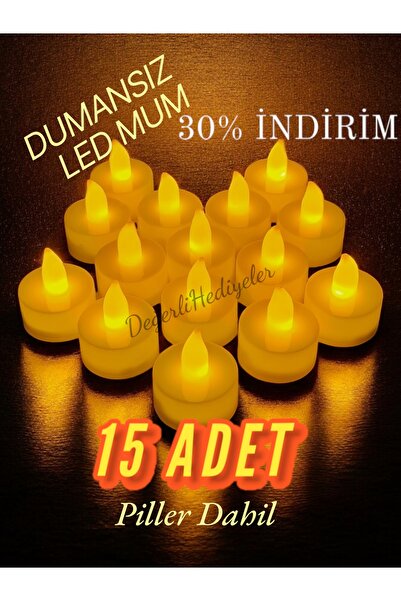 AGH Değerli Hediyeler 15 ADET Her Türlü Organizasyon İçin Dumansız Kokusuz Pi...