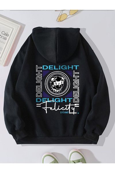 Moda Glo Γραπτό φούτερ Unisex Delight