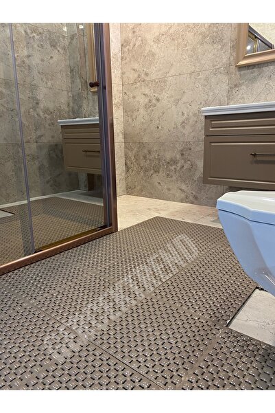 Gerçektrend Orthopedic Plastic Floor Grille - 33X33X1.5Cm, 1 M2, 9 Pcs Bathroom Floor Trim