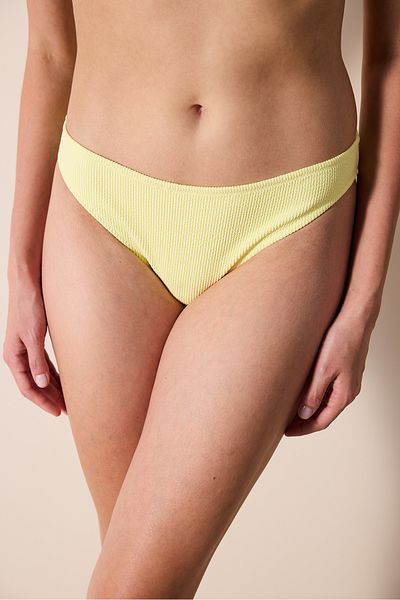 Penti Gelbes strukturiertes Bikinihöschen „Ruth Slip“