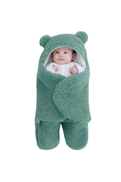 babyist Kuzu Yünlü Welsoft Bebek Kundak