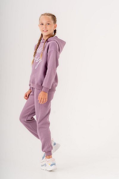 TRENDİMİZBİR Girl's It S Time to Write a New Story Printed Top and Bottom Set