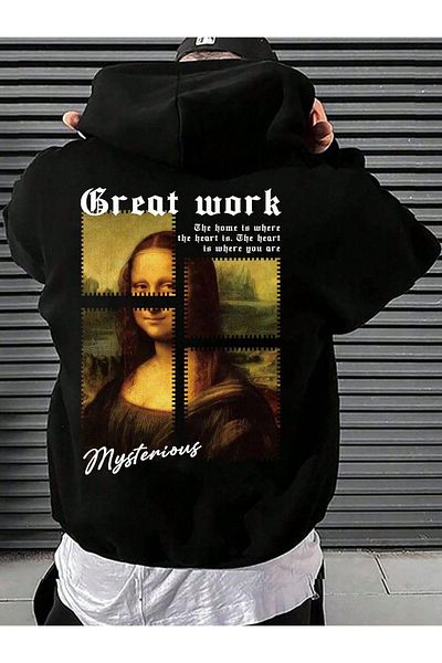 Moda Glo Унисекс суитшърт с принт Breathwork