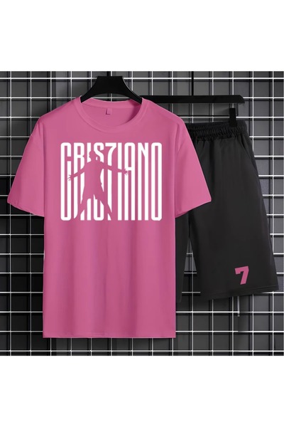 CMKTEKS Λευκό μπλουζάκι Unisex Oversize - Hashtag με στάμπα, Crew Neck