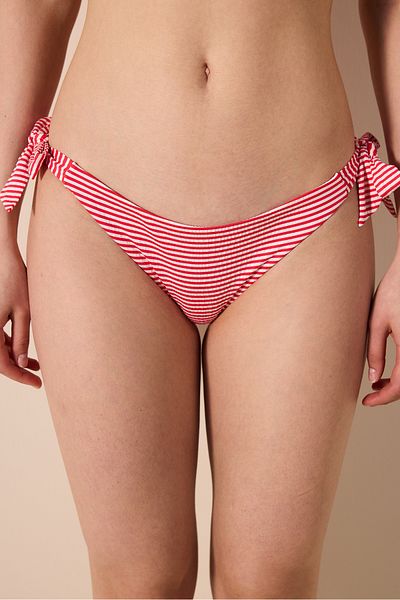 Penti Brasilianische Bikinihose mit Streifen und Struktur Patmos