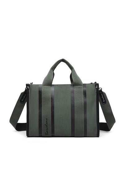 BARCELONA 21K Barcelona Exclusive Canvas Fabric Women's Shoulder Bag 1311