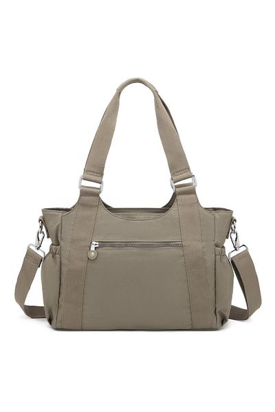 SMART BAGS Дамска чанта за рамо с нагъната материя - 1163