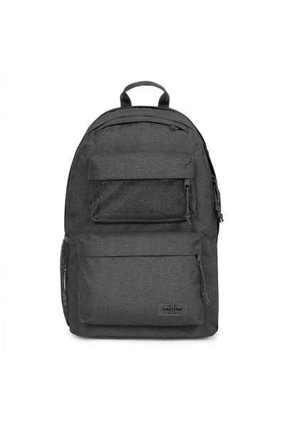 Eastpak حقيبة ظهر مزدوجة من قماش الدنيم باللون الأسود - Ek0a5bıs77h1