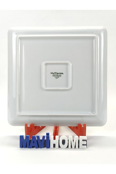 Kütahya Porselen 23 X 23 cm White Square Boat Plate - Single
