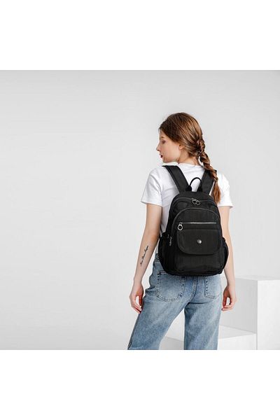 SMART BAGS Rucsac de damă din țesătură nano metalică 1187 verde