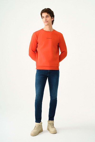 Loft Justin Skinny Fit Men's Trousers - Dark Blue, 28 - Lf 2037025