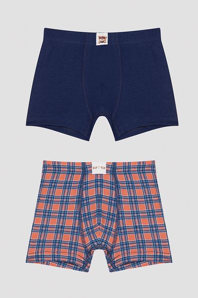 Penti Multicolored Boy's Patterned 2-Piece Boxers