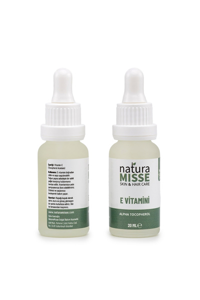NaturaMisse Vitamin E 20 ml Moisturizing Anti-Aging and Anti-Wrinkle Repair Natural Serum