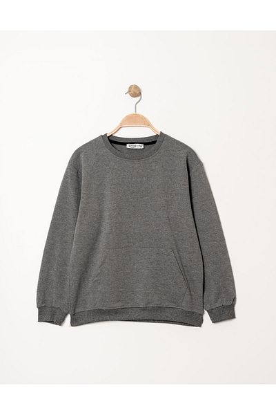 TRENDİMİZBİR Φούτερ Smoked Colorful Girl's Oversize - Με τσέπη
