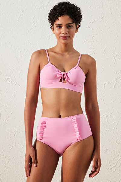 Penti Basic Front Opening Pembe Bikini Üstü