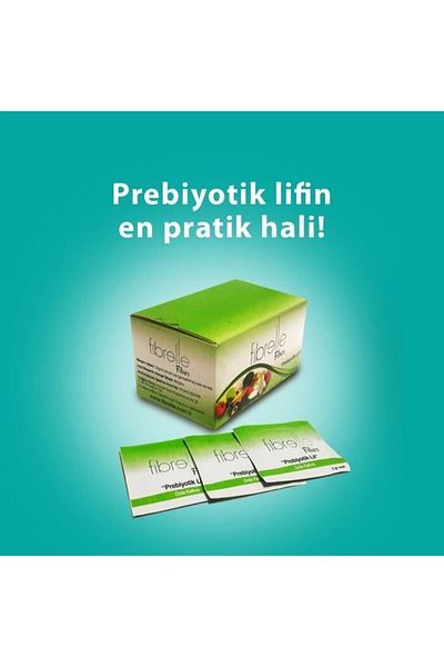 Fibrelle ألياف بريبيوتيك إينولين شيشة - 2 جرام كيس، 2 علبة
