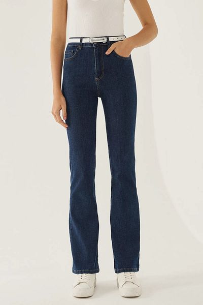 Hiccup Pantaloni din denim evazați cu talie normală