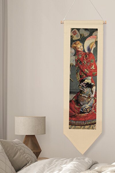 Postifull Duvar Halısı Pinterest Oda Dekoru, Monet Sanat Serisi, 100cm Kanvas...