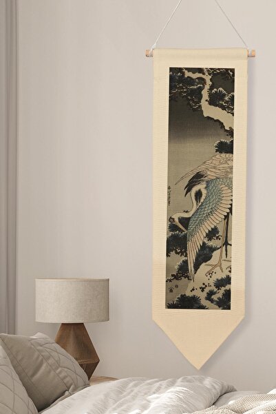 Postifull Duvar Halısı Pinterest Dekoru, Hokusai Sanat Serisi 100cm Kanvas Fl...