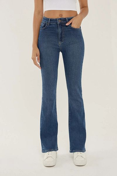 Hiccup Pantaloni din denim evazați cu talie normală