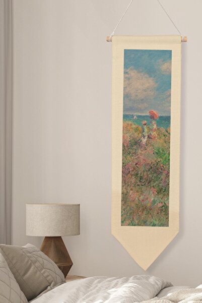 Postifull Duvar Halısı Pinterest Oda Dekoru, Monet Sanat Serisi, 100cm Kanvas...
