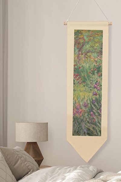 Postifull Duvar Halısı Pinterest Oda Dekoru, Monet Sanat Serisi, 100cm Kanvas...