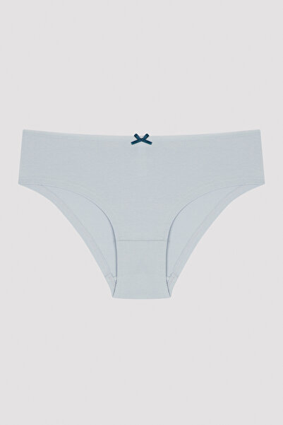 Penti Chiloți hipster din 3 piese, multicolori, cu flori albastre