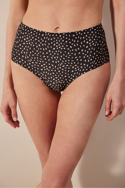 Penti Glitzernde, mehrfarbige Bikinihose Luna mit hoher Taille