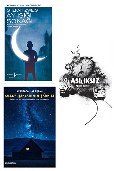 TÜRKİYE İŞ BANKASI KÜLTÜR YAYINLARI Olasılıksız - Adam Fawer + Ay Işığı Sokağ...