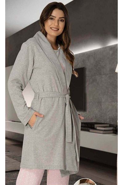 by İGP Hamlie Maternity Pajama Set with Cotton Dressing Gown