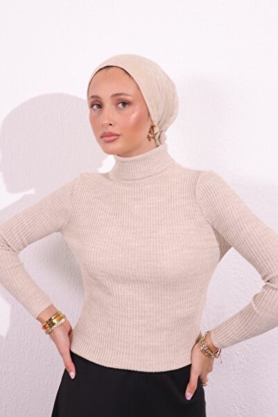 HİFADEN المرأة الياقة المدورة تريكو بادي