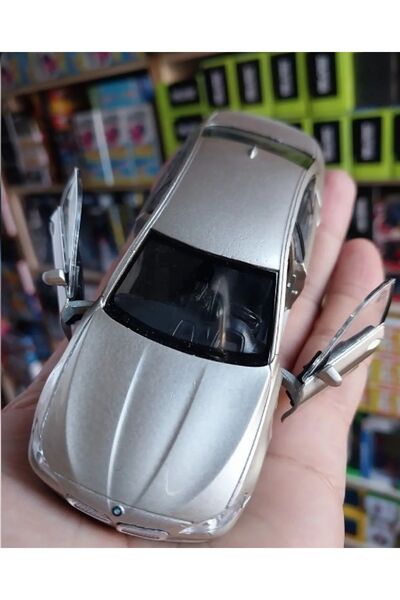 OYUNCAKSAHİLİ Bmw 535i Metal Araba Kapılar Açılır Dıecast Koleksiyon 535 Demir Çekbırak Model Gold