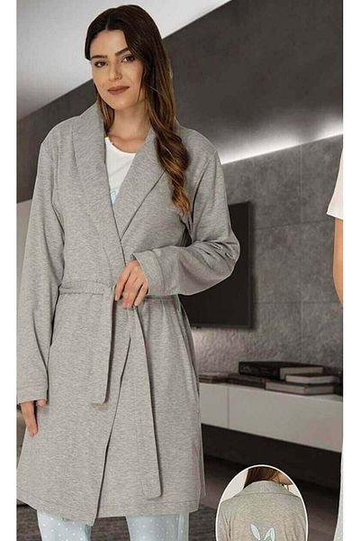 by İGP Hamlie Maternity Pajama Set with Cotton Dressing Gown