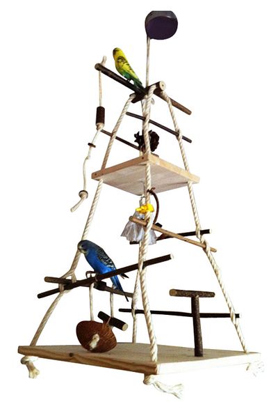 Alyones XXL Exciting Bird Playground - Large Adventure Space, Fun and Exercise for Your Birds