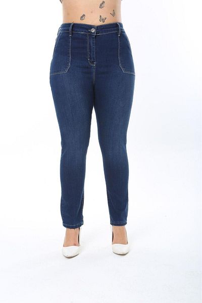 SERRA BÜYÜK BEDEN Plus Size Stretch Trousers